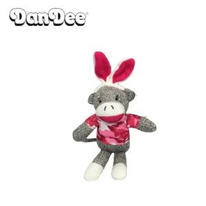 DanDee Sock Monkey w/ Bunny Ears